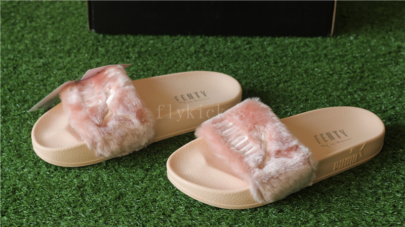 Puma Leadcat Fenty Fur Slide Pink